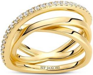 Sif Jakobs Jewellery Ring Spirale in 18K Gold Plated at Nordstrom, Size 8.5