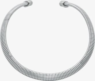 Michael Kors Precious Metal-Plated Brass Pav&eacute; Collar Necklace