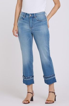 NYDJ Bailey High Waist Ankle Relaxed Straight Leg Jeans in Port Sea at Nordstrom, Size 12