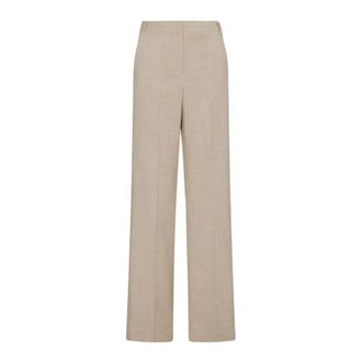 Marella Straight Broeken - Dames - Straight fit broeken - Beige - XS - Broeken