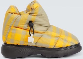 Burberry Burberry Check boots