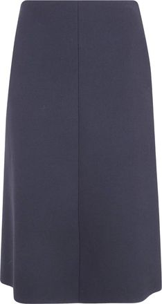 N&deg;21 Falda Midi Acampanada de Tejido - Skirts - Mujer - Negro - 2XS
