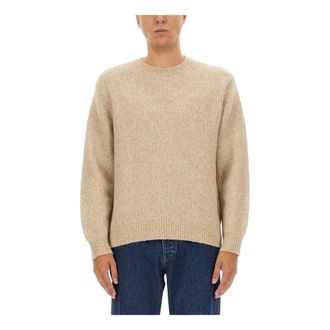 Sunflower Round-neck Knitwear, male, Beige, Size: XL Yak Sweater