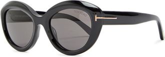 Tom Ford Cat-eye Sunglasses - Black - One Size