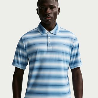 Nike Mens Par Dri-FIT Golf Polo in Blue | IB0218-486