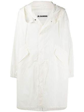 Jil Sander Cappotto con stampa - Bianco