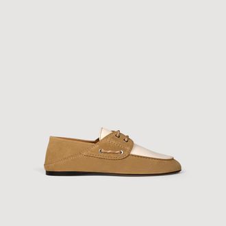 Sandro Suede boat shoes