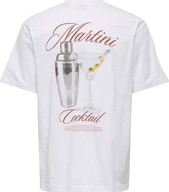 Only & Sons Martini Back Graphic T-Shirt