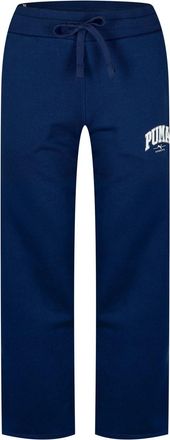 Puma Womens Squad Wide Leg Pants Fl Joggers Persian Blue 12