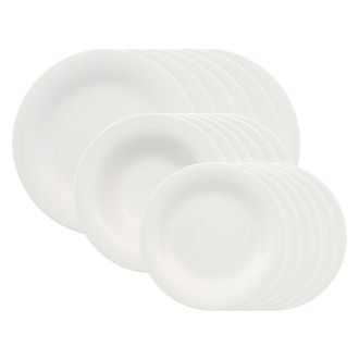 Villeroy & Boch New Cottage Basic 18 Piece Catering Set in White at Nordstrom