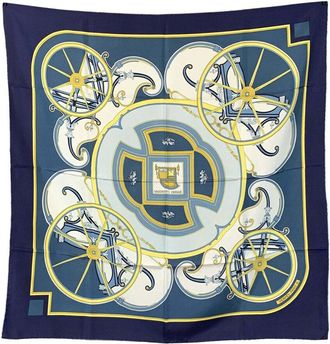 Herm&egrave;s Silk Scarf Carre 90 (Authentic Pre-Loved)