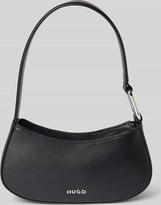 HUGO BOSS Handtasche mit Label-Applikation Modell Terrah_Hobo in Black, Gr&ouml;&szlig;e 1