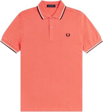 Fred Perry Hombre, Camisetas, Rojo, Talla: XL