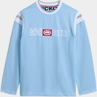 Ecko World Famous Long Sleeve Shirt in Carolina Blue at Nordstrom, Size X-Large L