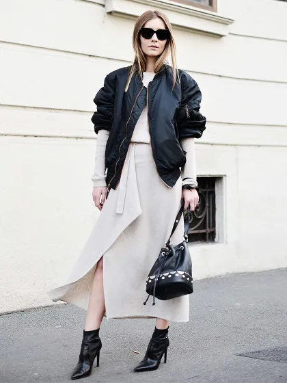 ¡Alerta tendencia! Descubre cómo llevar chaquetas bomber