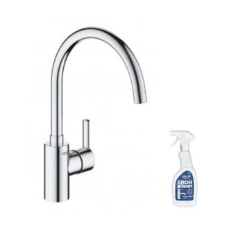 GROHE Grifo De Cocina Grohe Feel Quickfix Cromado + Limpiador Grohclean