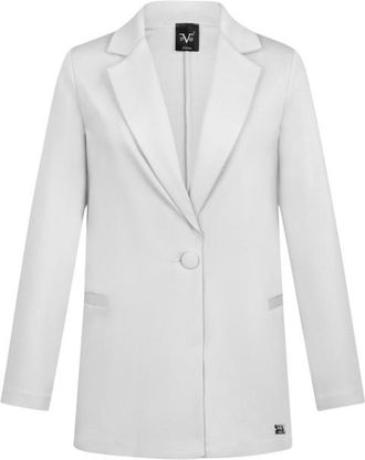 19V69 Womens Blazer White ZOE viscose - Size Large