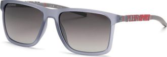 Plein Sport SSP013 7F6P Mens Sunglasses Grey Size 58