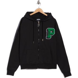 Prince Sports Zip Hoodie in Black at Nordstrom Rack, Size X-Large