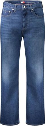 Tommy Hilfiger Blauwe Katoenen Heren Jeans - Heren - Regular Fit Jeans - Blauw - W28 L32 - Katoen - Jeans