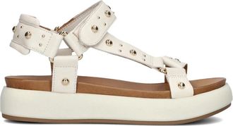 Inuovo Inuovo, Schoenen, Dames, Beige, 40 EU, Katoen, Stijlvolle zomersandalen