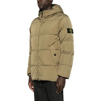 Stone Island Heren, Jassen, Groen, Maat: 2XL Polyamide