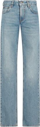 Haikure Straight Jeans, female, Blue, Size: W26 Lagoon Wash High Waist Jeans