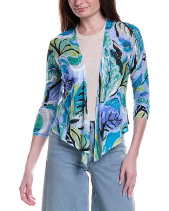 Nic+Zoe Nic+Zoe Island Beat Linen-Blend Cardigan