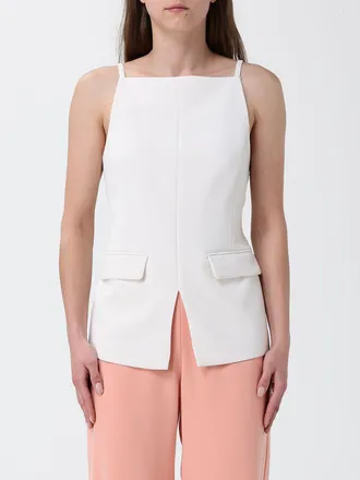 A|X Armani Exchange Top in poliestere con Schiena aperta