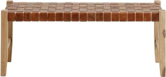 K Home Handgefertigter Leder-Sitzbank Galaxy 120 cm