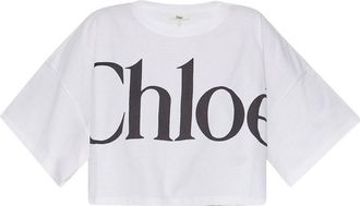 Chloé Logo Cotton T-Shirt