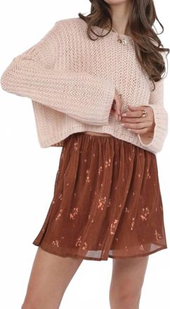 Sadie & Sage Womens Rosalia Sweater In Blush