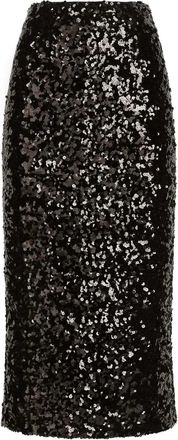 Dolce & Gabbana Sequined Midi Pencil Skirt
