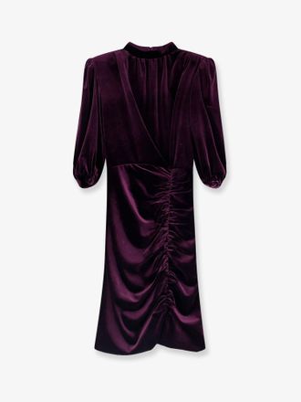 Actualee Vestito in velluto con drappeggio - ACTUALEE - gender_Woman