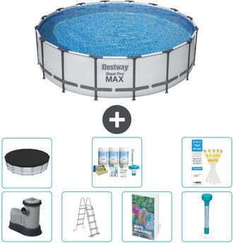 Bestway Piscina Bestway Steel Pro Max Redonda - 488x122 Cm - 8-piezas S574
