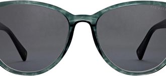 Ted Baker Womens Ted Baker Womens Flori Sunglasses in Green Horn