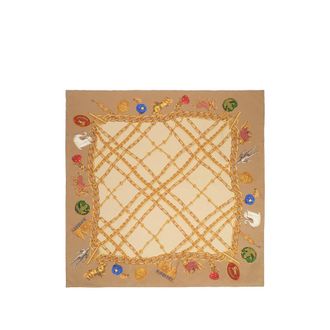 Burberry Check Charm Silk Scarf