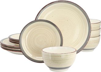 Gibson Home Dnu Gibson Home Holcomb 12Pc Ceramic Dinnerware Set