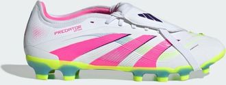 adidas adidas Performance Unisex Predator Pro Fold-Over Tongue Firm/Multi-Ground Boots - White - Size UK 12.5