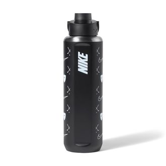 Nike Recharge Stainless Steel Recharge Chug Bottle (24oz) in Black | N1013805-091