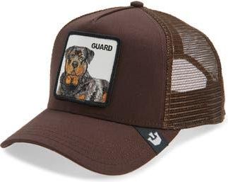 Goorin Brothers The Guard Dog Embroidered Patch Trucker Hat in Brown at Nordstrom Rack