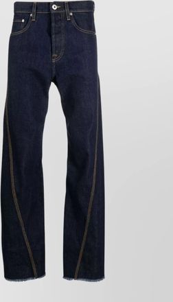 Lanvin denim mid-rise straight-leg jeans