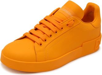 Dolce & Gabbana Portofino Sneaker - Dames - Sneakers - Oranje - 37 1/2 EU - Schoenen