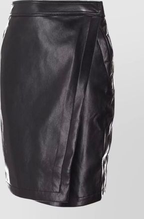 Anine Bing recycled leather wrap skirt