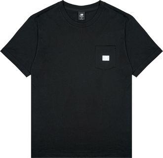 New Balance Pocket Small Logo Round Neck Short Sleeve Black AMT01567-BK