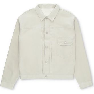 Fortela Drill Cotton Jacket in White at Nordstrom, Size 48 Eu
