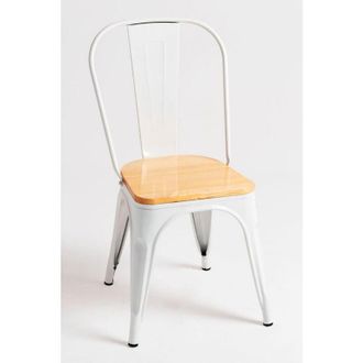 Regalos Miguel Regalos Miguel - Packs Sillas Comedor - Pack 4 Sillas Torix Madera Natural - Blanco