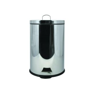 MSV Papelera Con Pedal Acero Inoxidable 20l Espejo Msv