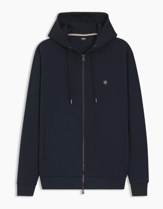 HUGO BOSS Mens BOSS Black C-Spence 01 Hoody 404 Dk Blue - Size: 42