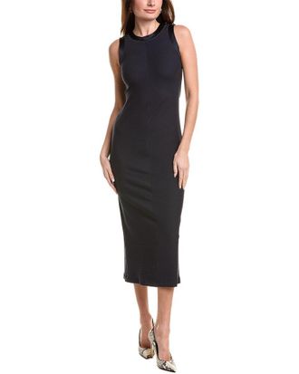 Brunello Cucinelli Silk-Blend Midi Dress